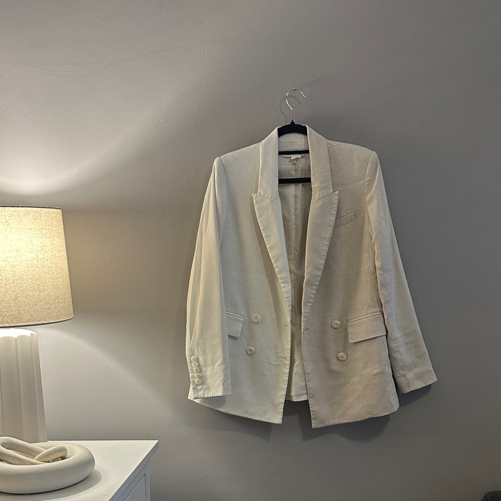 Veronica Beard Cream Blazer